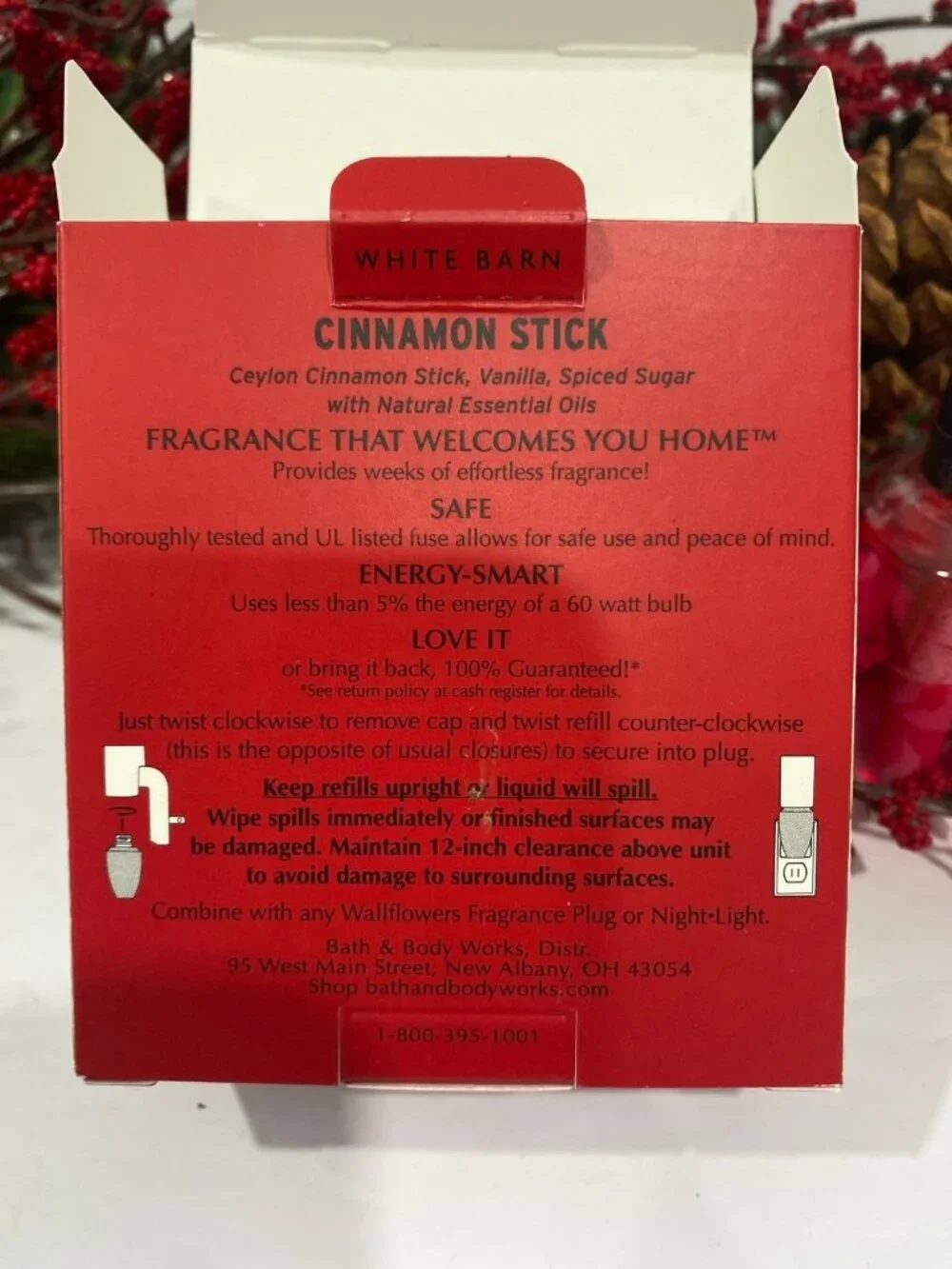 “Cinnamon Stick” Bath & Body Works 2 New Wallflower Refills